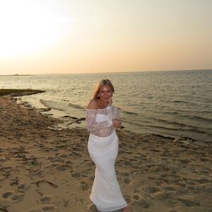 Peppermayo White Asymmetrical Dress